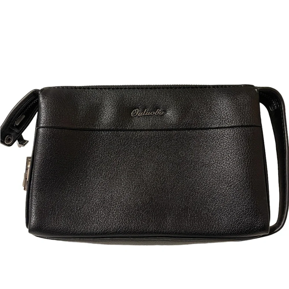 Ouluoba new Men Wrist Clutch Bag with lock